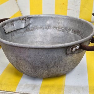 Lote de 4 Baldes y Tachos de Aluminio y Esmalte - imagen 4