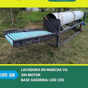 Lote siguiente: Lavadora en Marcha para Granos o Semillas