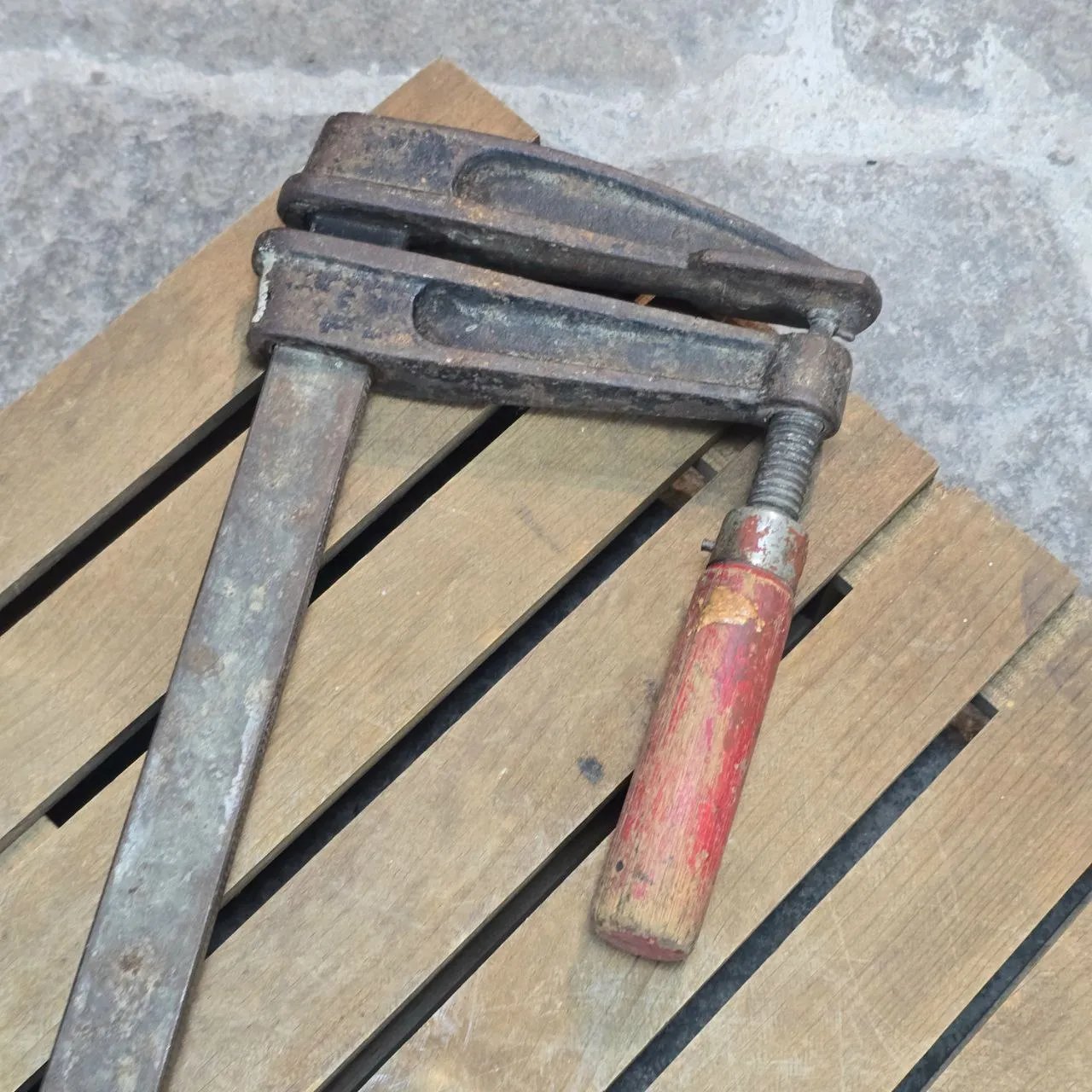 Prensa de metal y madera para venta - imagen 2