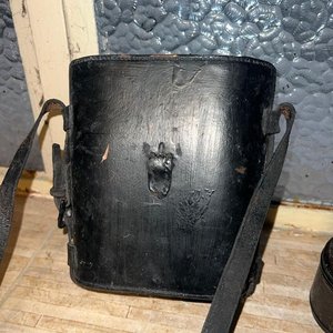 Binoculares Antiguos de Colección con Estuche de Cuero - imagen 5