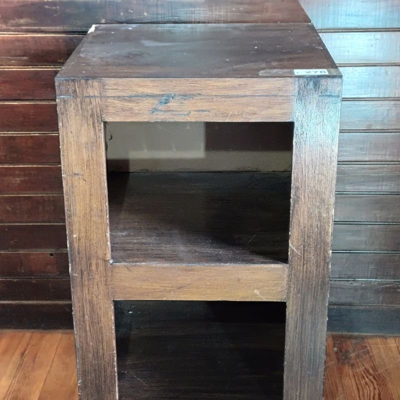 Repisa de madera macisa con estantes - imagen 2