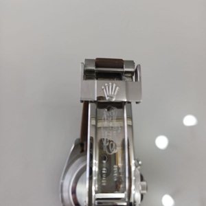 Réplica Reloj Rolex Cosmograph Daytona Esfera Gris Tramada Acero Oysterflex - imagen 4