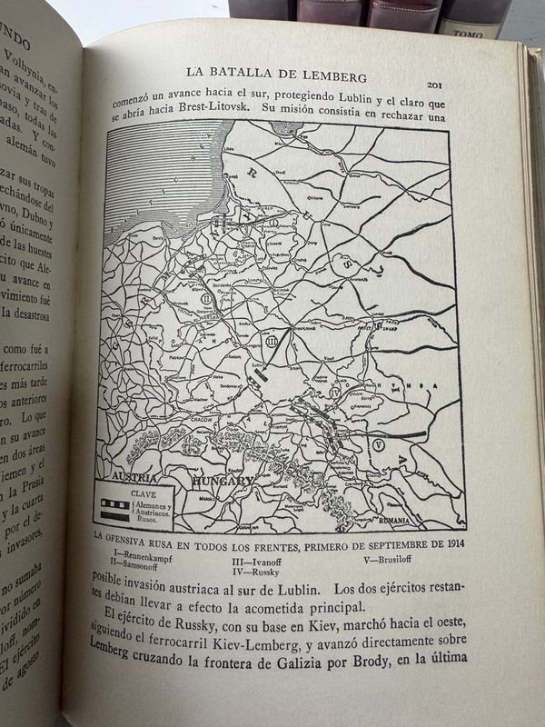 5 Tomos de Historia de la Guerra del Mundo por Frank H Simonds - Nueva York - imagen 5
