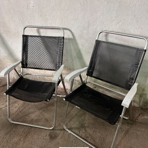 Par de Sillas de Playa Altas Plegables - imagen 3