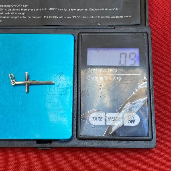 Tres crucifijos de Plata en excelente condición - imagen 12