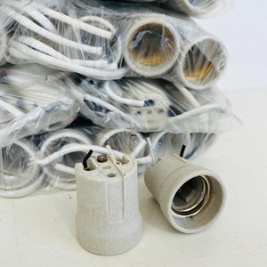 Pack de 155 Portalámparas Blancos de Cerámica - imagen 2