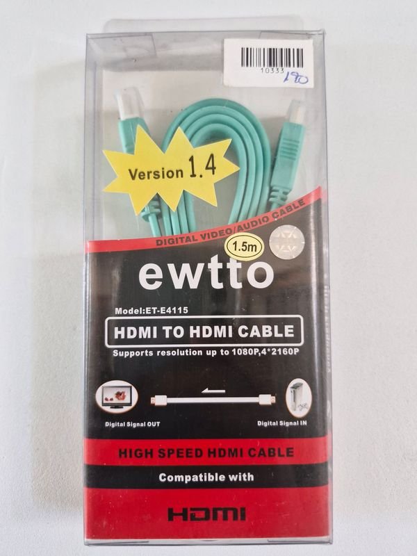 Cable HDMI versión 1.4 - Alta velocidad y compatibilidad - imagen 2