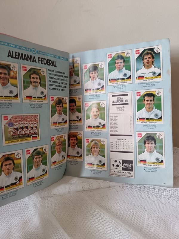 Álbum Antiguo del Mundial de Fútbol Italia '90 Colecciónista - imagen 6