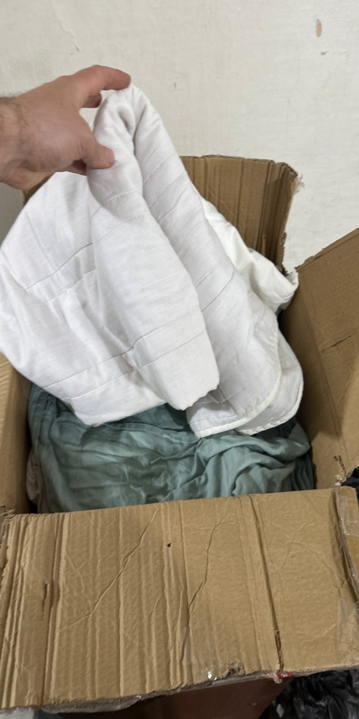 Juego de Sábanas, Fundas y Protector de Colchón Blanco y Verde