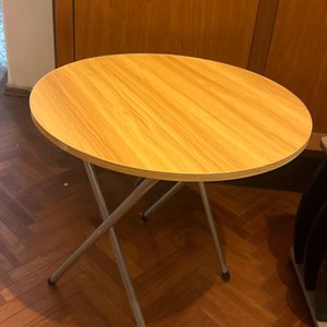 Lote siguiente: Mesa Ratona Plegable Redonda Madera