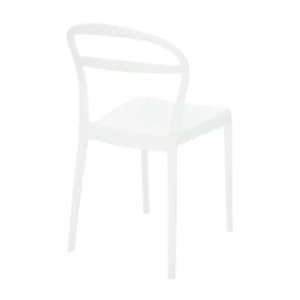 Silla Blanca Estilo Sisi Moderna - imagen 3