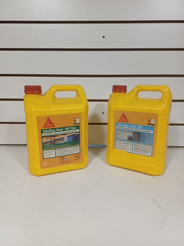 Bidón de Revestimiento Impermeable Sika Top-Seal-107 Flex Bi-componente 5 Litros