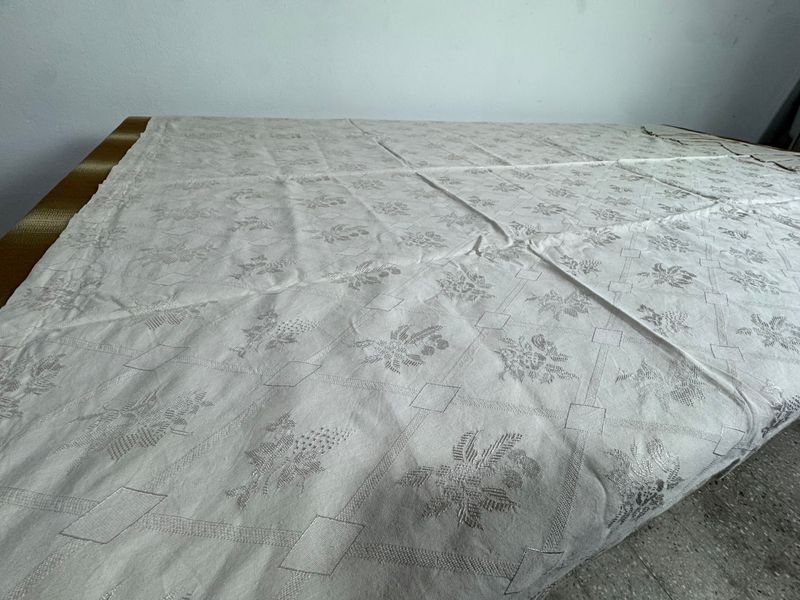 Antiguo mantel con seis servilletas - imagen 7