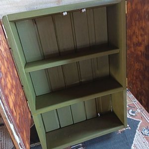 Botiquín Rústico de Madera con Puertas y Estantes - imagen 5