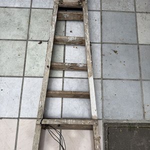 Escalera de Madera Tipo Tijera Plegable - imagen 7