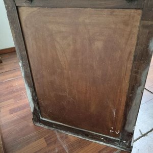 Mueble Auxiliar Bajo de Madera con Puerta y Estante Interior - imagen 5