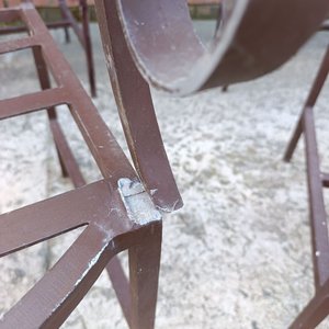Sillones de Exterior de Aluminio con Reposabrazos Desoldado - imagen 9