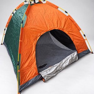 Carpa Igloo Autoarmable Naranja para 4/5 Personas - imagen 1