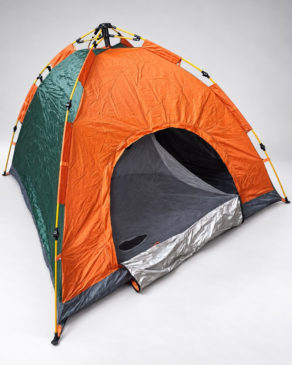 Carpa Igloo Autoarmable Naranja para 4/5 Personas