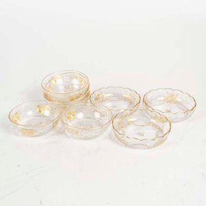 Lote anterior: Set de 8 Bowls de Cristal con Detalles en Oro