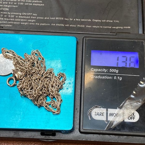 Cadena de Plata con Colgante Religioso - imagen 5