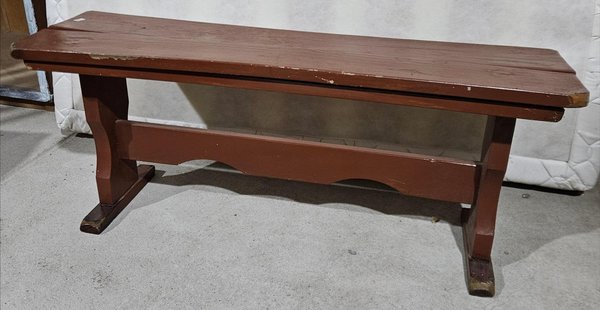 Banco de madera maciza