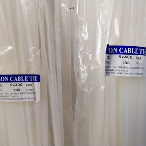 400 Precintos Plásticos Nylon Cable Tie Blancos - imagen 3