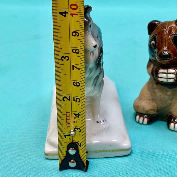 Coleccionables de Cerámica: Collie, Castor y Oso - imagen 6