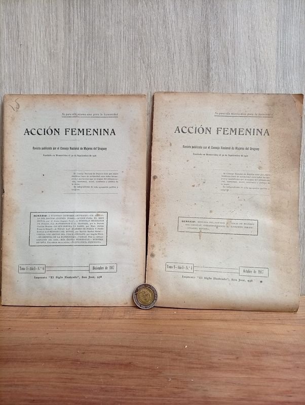 Acción Femenina: Revistas Publicadas por el Consejo Nacional de Mujeres del Uruguay (1917)