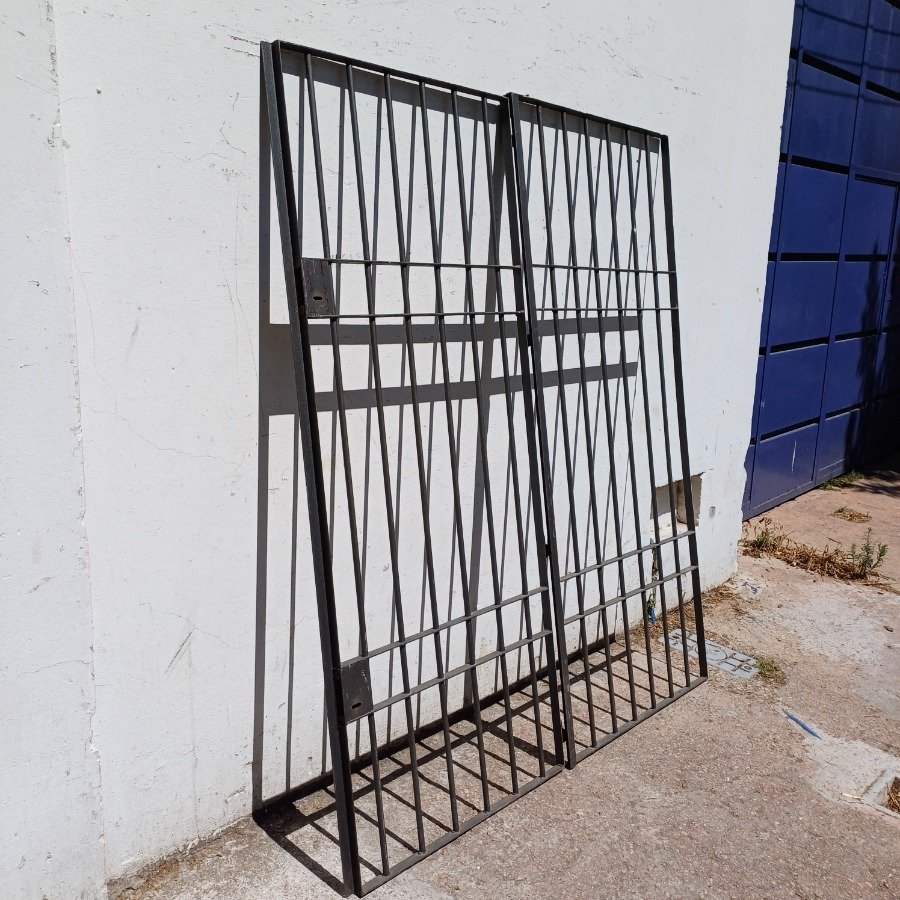 Puerta de reja y varilla en metal, medidas precisas - imagen 4