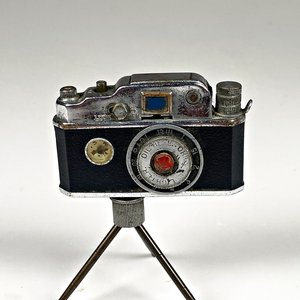 Encendedor Japonés Coleccionable Estilo Cámara Fotográfica Antigua - imagen 2