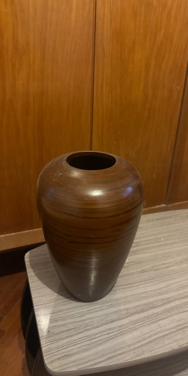 Maceta de madera estilo oriental