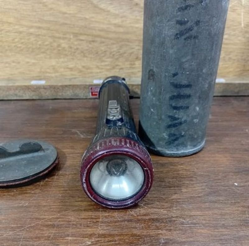 Linterna Marítima Antigua del Buque Tanque Esso San Juan