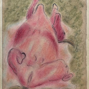 Lote anterior: Obra "Sin Título" de José Cuneo: Pastel sobre Papel (30 x 21 cm)