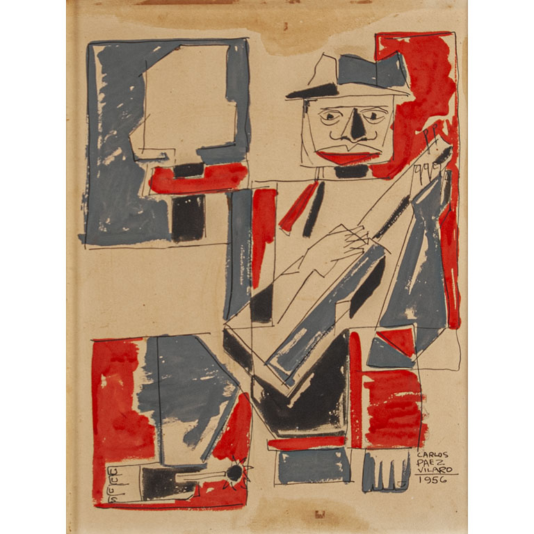 Lote siguiente: Carlos Páez Vilaró. Payador. Serigrafía, 1956. Estado: Bueno.