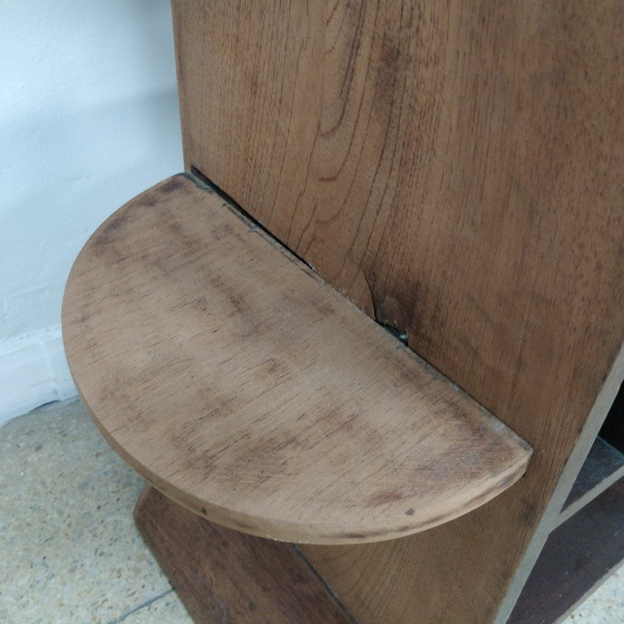 Mesita de sala Art Deco con repeticiones en madera - imagen 5