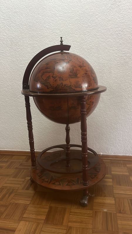 Mueble Bar en forma de globo terráqueo decorativo - imagen 6