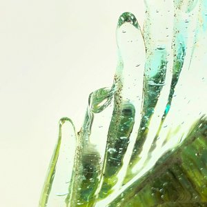 Figura de Pez en Vidrio Murano Verde y Transparente - imagen 3
