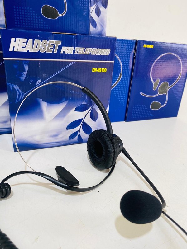 Lote de auriculares para teléfono de línea con adaptador - imagen 3