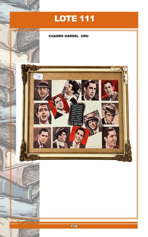 Cuadro de Carlos Gardel "Radio Carve"