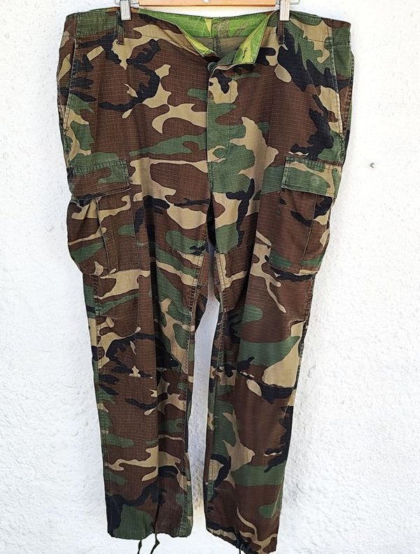 Pantalón Militar Camuflado Woodland Ripstop Talle Grande