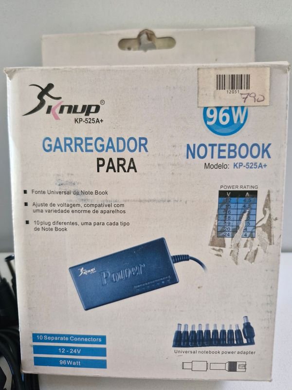 Cargador para Notebook 96 W - Alta Potencia y Universal - imagen 1