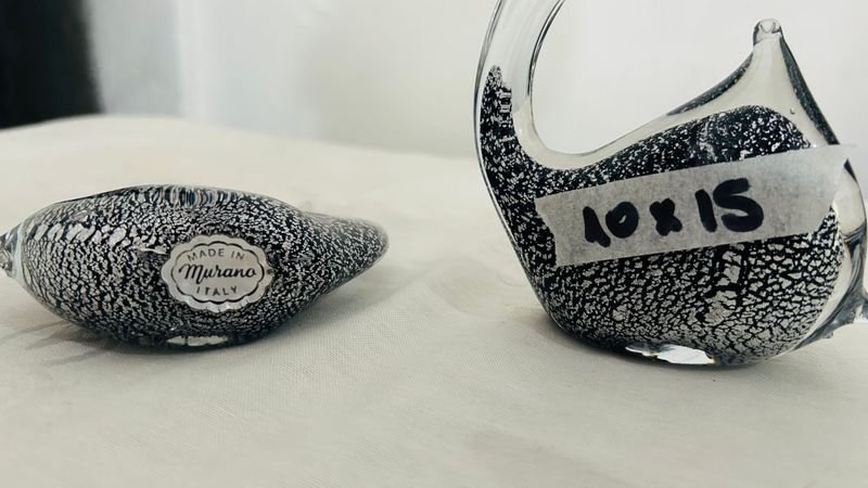 Objetos de vidrio de Murano con forma de peces - imagen 2