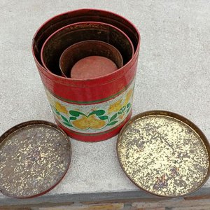 Juego de 4 Tarros de Cocina Vintage con Diseño de Frutas - imagen 5