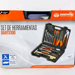 Lote siguiente: Jg de 100 ps en valija herramientas Daewoo