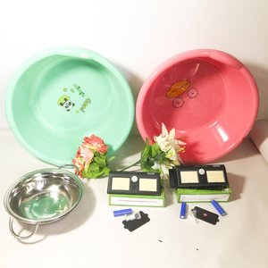 Lote de Hogar: Palanganas, Luces de Emergencia, Colador y Más - imagen 1