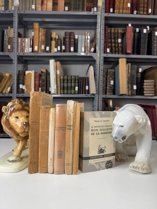 Lote siguiente: Novelas y Figuritas Cerámicas en Español