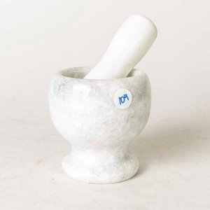 Lote anterior: Mortero de Granito Blanco con Mazo