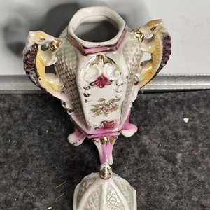 Potiche de Porcelana Estilo Oriental con Asas de Animales y Tapa - imagen 7