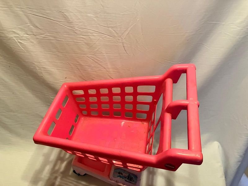Carrito de Supermercado de Juguete Bebesit Rosa para Niños